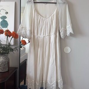 3.1 Phillip Lim Cream Silk+ cotton dress